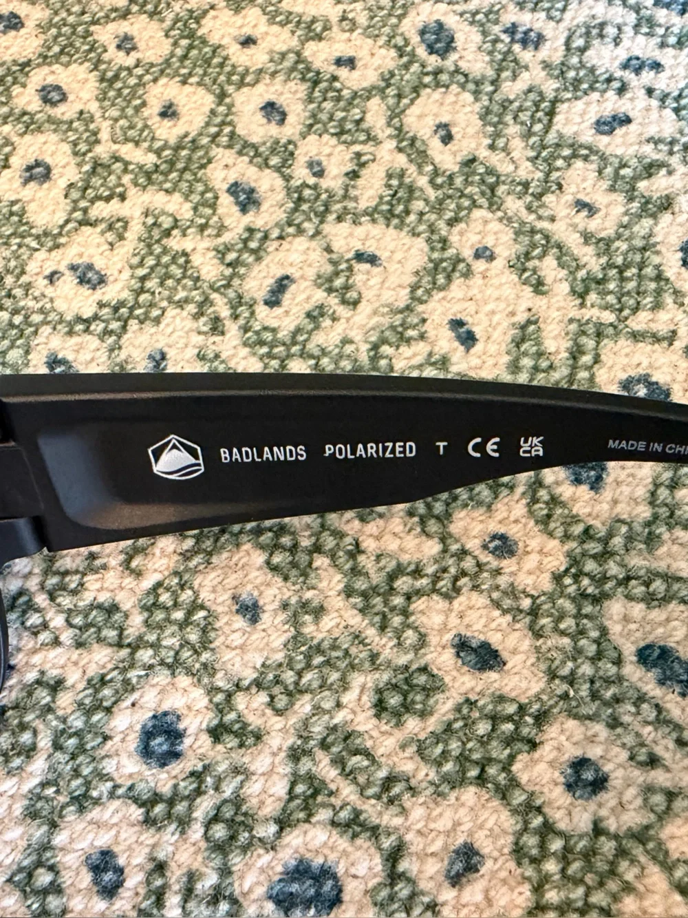 Native Men's Matte Black Badlands Sunglasses with Blue-Reflective Lenses